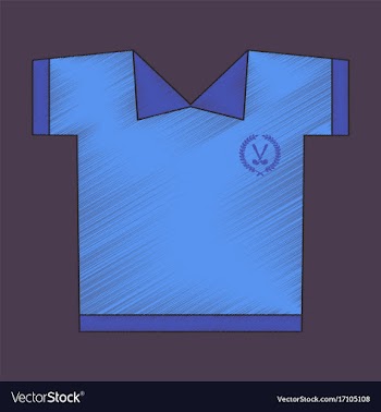 Flat shading style icon golf shirt vector image