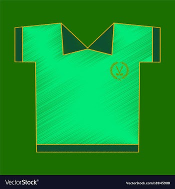 Flat shading style icon golf shirt vector image