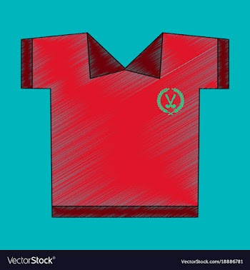 Flat shading style icon golf shirt vector image