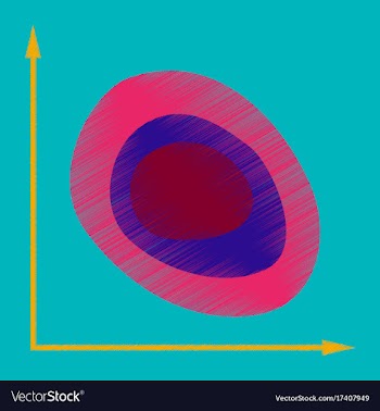 Flat shading style icon graph vector image