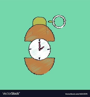 Flat shading style icon grenade time to explode vector image