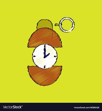 Flat shading style icon grenade time to explode vector image