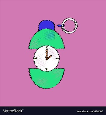 Flat shading style icon grenade time to explode vector image
