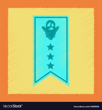 Flat shading style icon halloween garland vector image
