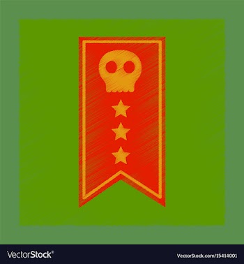 Flat shading style icon halloween garland vector image