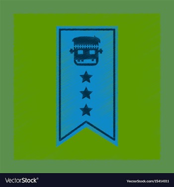 Flat shading style icon halloween garland vector image