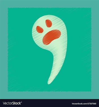 Flat shading style icon halloween ghost vector image