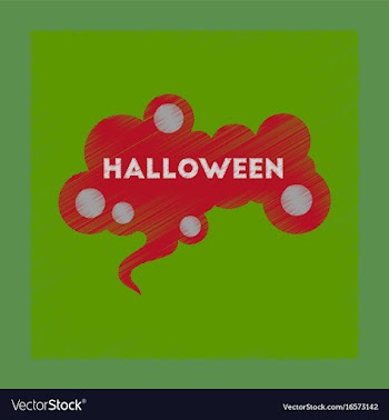 Flat shading style icon halloween sign vector image