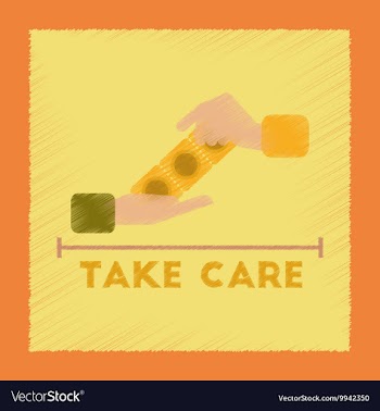 Flat shading style icon hand condoms vector image