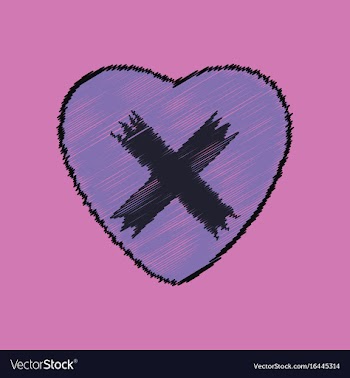 Flat shading style icon heart plaster icon vector image