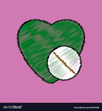 Flat shading style icon heart with medical pills vector image