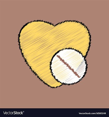 Flat shading style icon heart with medical pills vector image