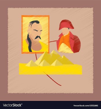 Flat shading style icon history lesson pyramid vector image