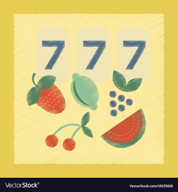Flat shading style icon jackpot Lucky seven vector image