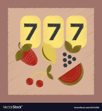 Flat shading style icon jackpot lucky seven vector image
