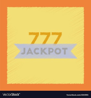 Flat shading style icon jackpot lucky seven vector image