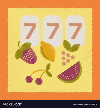 Flat shading style icon jackpot lucky seven vector image