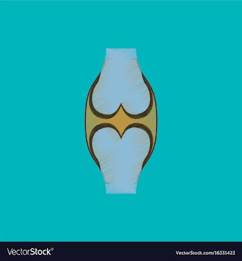 Flat shading style icon joint vector image
