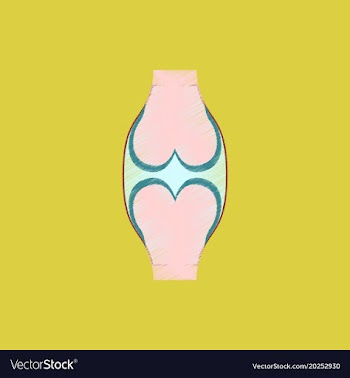 Flat shading style icon joint vector image