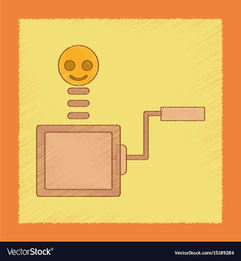 Flat shading style icon kids box vector image