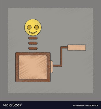 Flat shading style icon kids box vector image