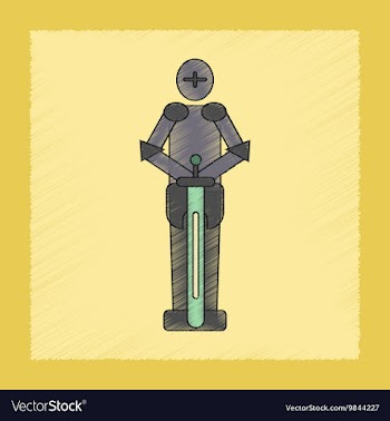 Flat shading style icon Kids child soldier Knight vector image