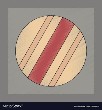 Flat shading style icon kids children ball vector image