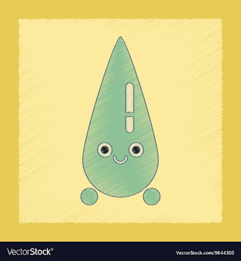 Flat shading style icon Kids drop vector image