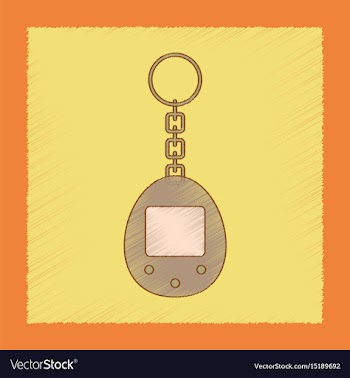 Flat shading style icon kids retro electric toy vector image