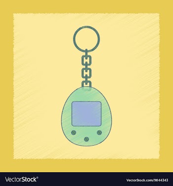 Flat shading style icon Kids retro electric toy vector image