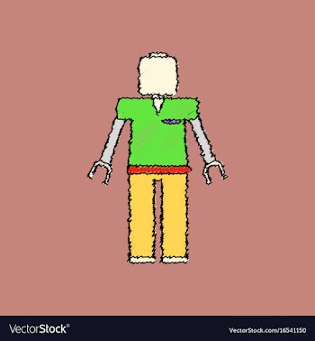 Flat shading style icon kids toy robot vector image