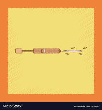 Flat shading style icon kids water gun vector image