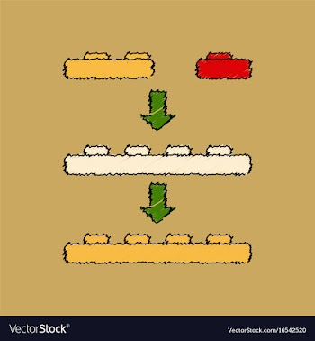 Flat shading style icon lego constructor vector image