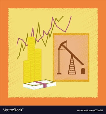 Flat shading style icon lesson economy vector image