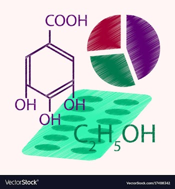 Flat shading style icon medical infographics vector image