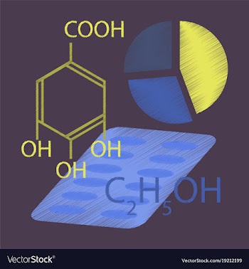 Flat shading style icon medical infographics vector image