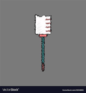 Flat shading style icon medical syringe vector image