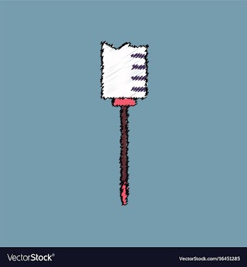 Flat shading style icon medical syringe vector image