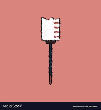 Flat shading style icon medical syringe vector image