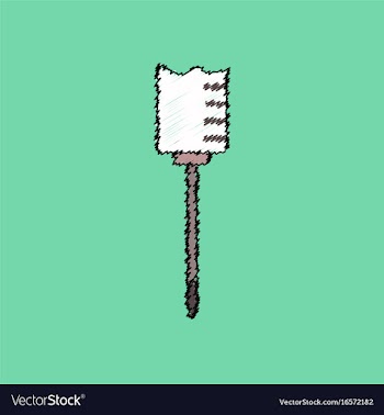 Flat shading style icon medical syringe vector image
