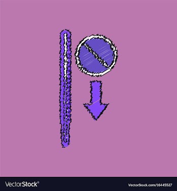 Flat shading style icon medical thermometer vector image