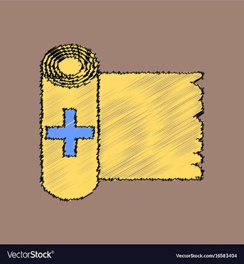 Flat shading style icon medicine napkins vector image