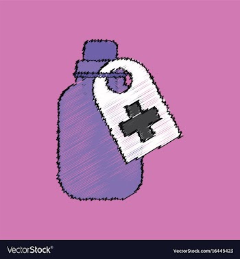 Flat shading style icon medicines bank vector image