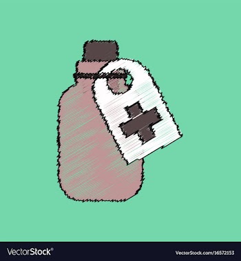 Flat shading style icon medicines bank vector image