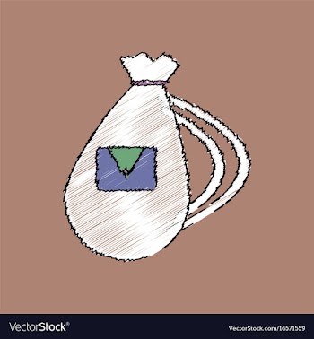 Flat shading style icon military backpack vector image