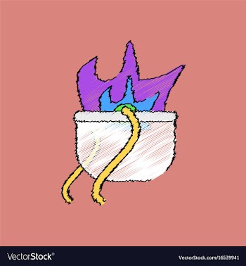 Flat shading style icon military cauldron pot vector image