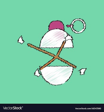 Flat shading style icon military grenade blast vector image