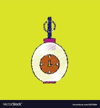 Flat shading style icon military grenade with vector image