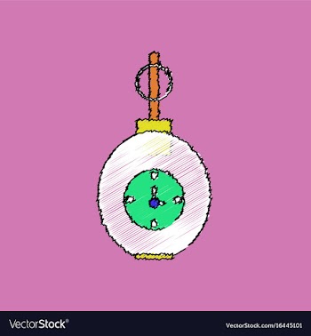 Flat shading style icon military grenade with vector image