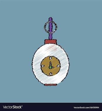 Flat shading style icon military grenade with vector image